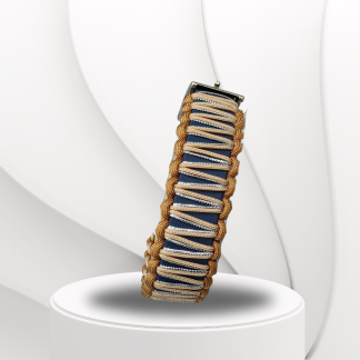 Halsband Blau Braun