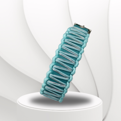 Halsband Shiny Türkis