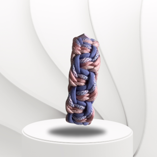 Parachute Cord Halsband Belly Lila